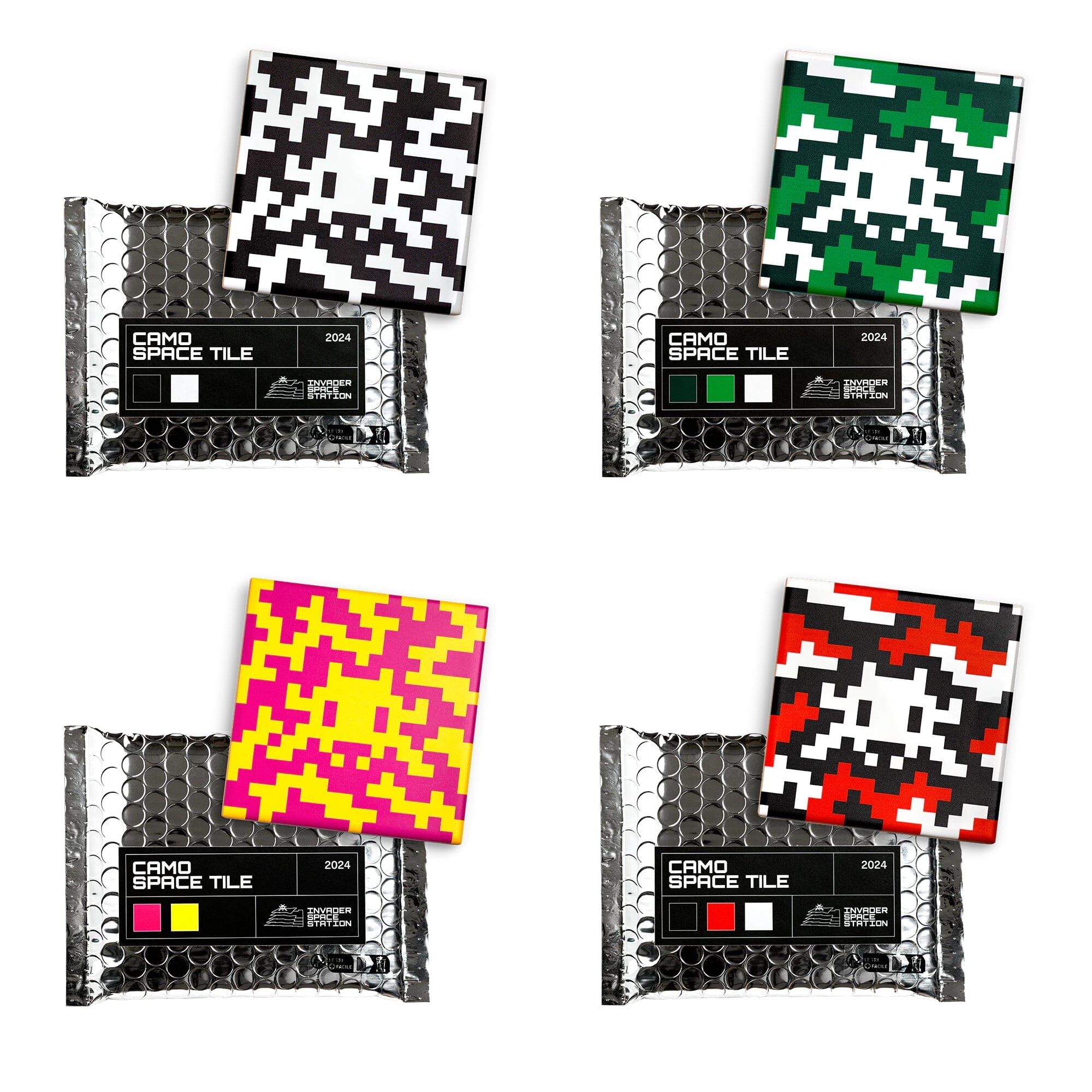 Camo Space Tiles Complete Set (All 4 Variants) – Post Modern