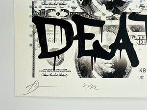 Death is Free Dface Print Death NYC