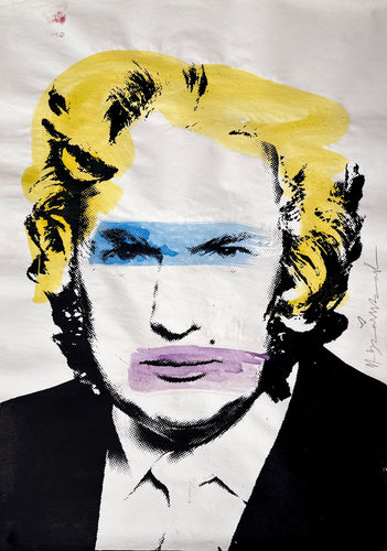 Donald Trump (Signed) Print - Hand Embellished Mr. Brainwash