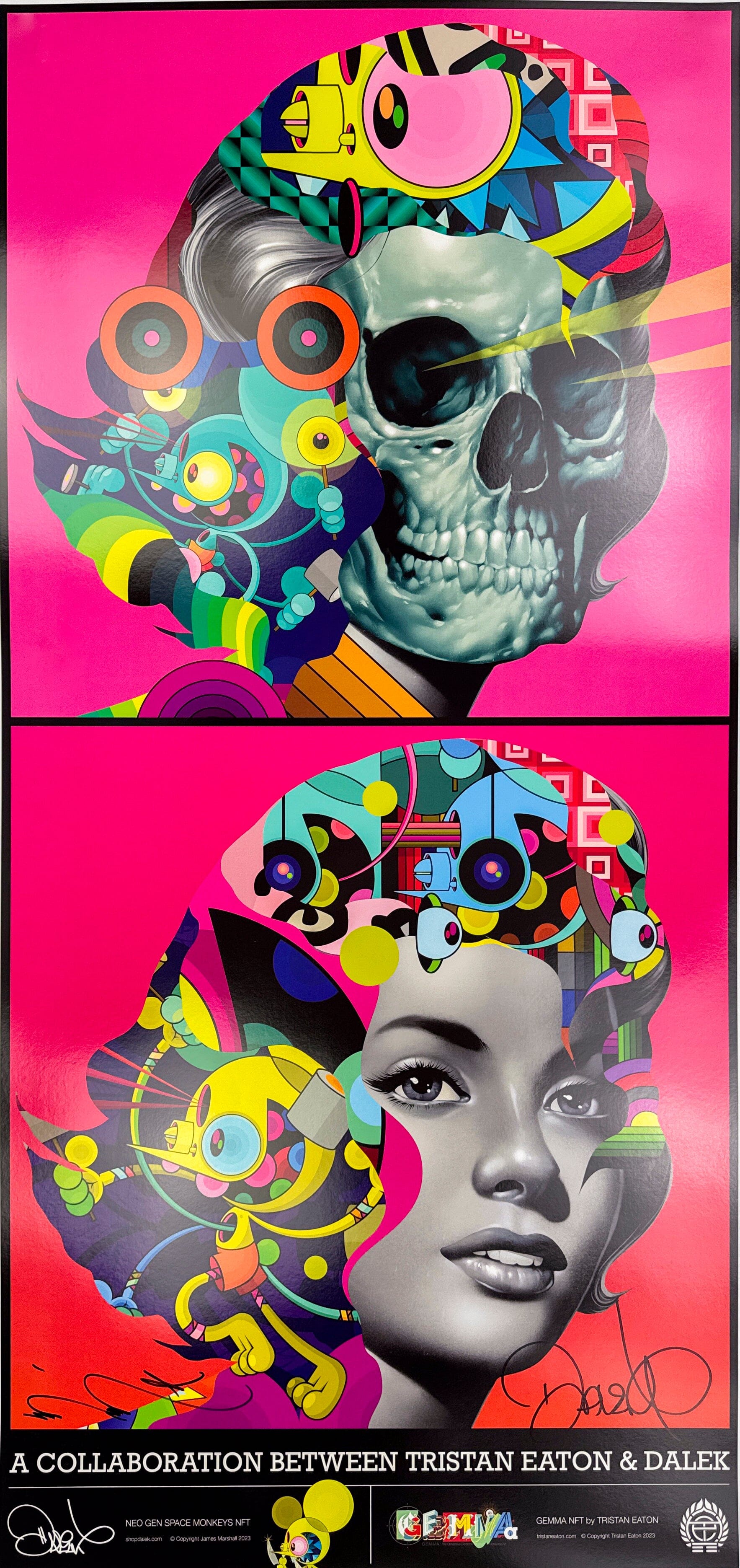 GEMMA x DALEK Collab Poster (Signed) – Post Modern Vandal