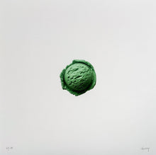 Load image into Gallery viewer, Green Ice Cream Scoop Print CJ Hendry
