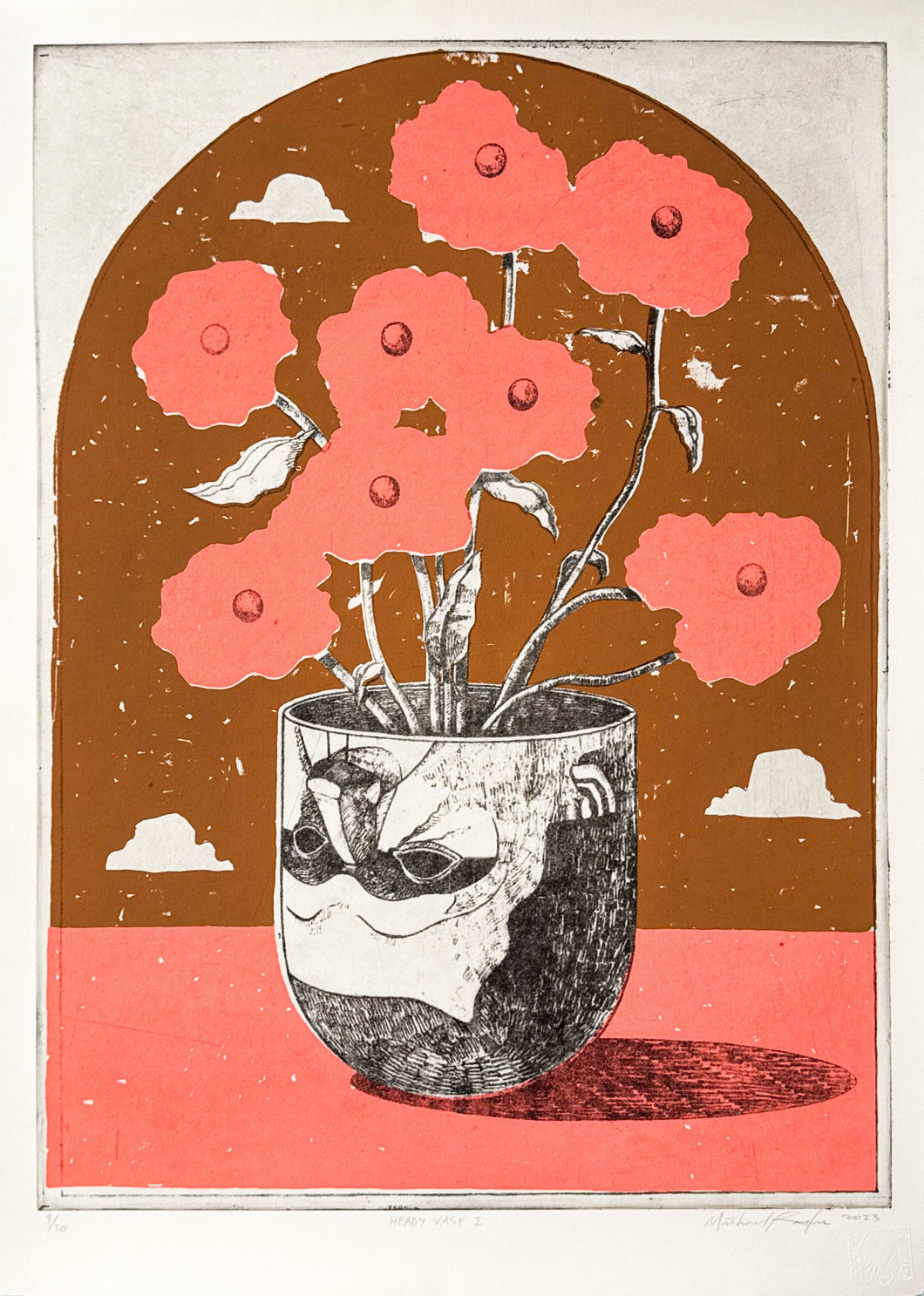 Heady Vase I Print Michael Reeder