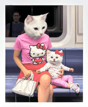 Load image into Gallery viewer, Hello Kitten Print Matthew Grabelsky
