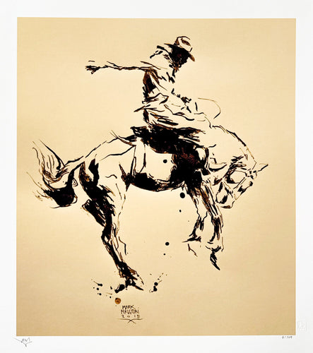 Ink Bronc Print Mark Maggiori