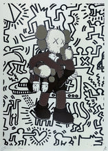 Load image into Gallery viewer, Kaws Meets Haring (White) Print Death NYC
