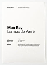 Load image into Gallery viewer, Larmes de Verre Print Man Ray
