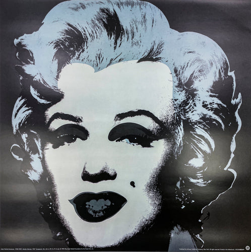 Marilyn Monroe (Black Colorway) Print Andy Warhol
