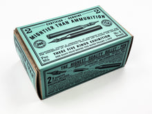 Load image into Gallery viewer, Mightier Than .308 MT Ammunition Box (Turquoise) Sculpture Ravi Zupa

