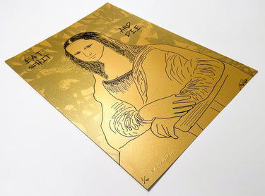 Mona Lisa's Message (Gold Variant) – Post Modern Vandal