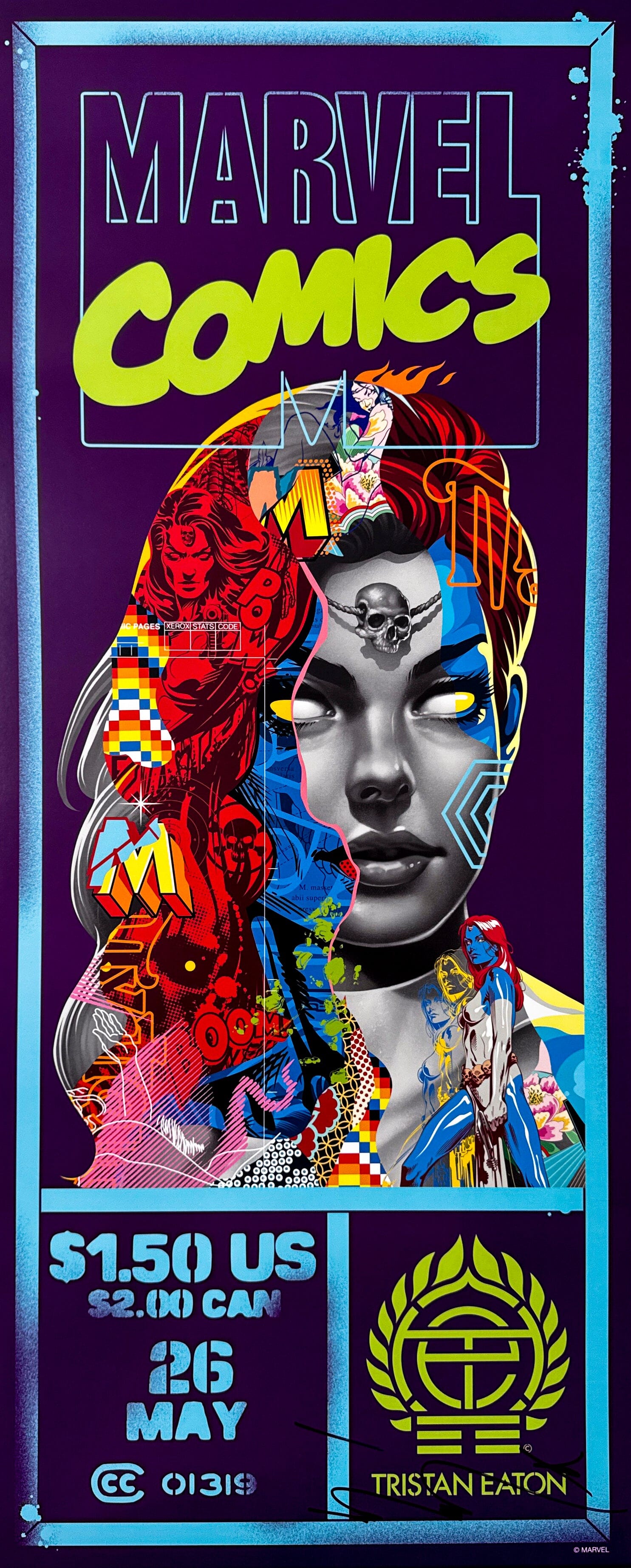 Mystique Cornerbox Poster – Post Modern Vandal