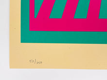 Load image into Gallery viewer, Op-Art Icon (Aqua) Print Shepard Fairey
