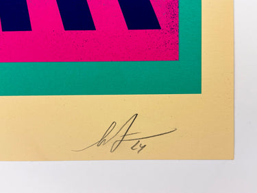 Op-Art Icon (Aqua Gradient) – Post Modern Vandal