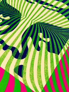 Op-Art Icon (Green) Print Shepard Fairey
