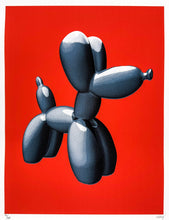 Load image into Gallery viewer, Pastel Editions - Balloon Dog (Blue/Red) Print CJ Hendry
