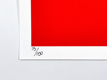 Load image into Gallery viewer, Pastel Editions - Balloon Dog (Blue/Red) Print CJ Hendry

