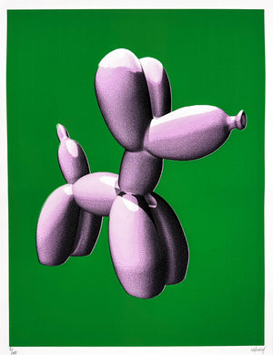 Pastel Editions - Balloon Dog (Purple/Green)
