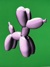 Load image into Gallery viewer, Pastel Editions - Balloon Dog (Purple/Green) Print CJ Hendry
