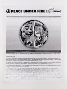 Peace Under Fire - Rare JUMBO Variant (SLICE Vol. 2) Print Tristan Eaton