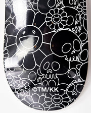 スケートボード SKULLS & FLOWER DECK(BLACK) SKULLS & FLOWER DECK(BLACK)