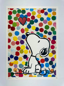 Snoopy Meets Hirst Dots Print Death NYC