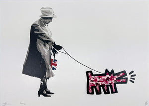 The Queen Walks Haring Print Death NYC