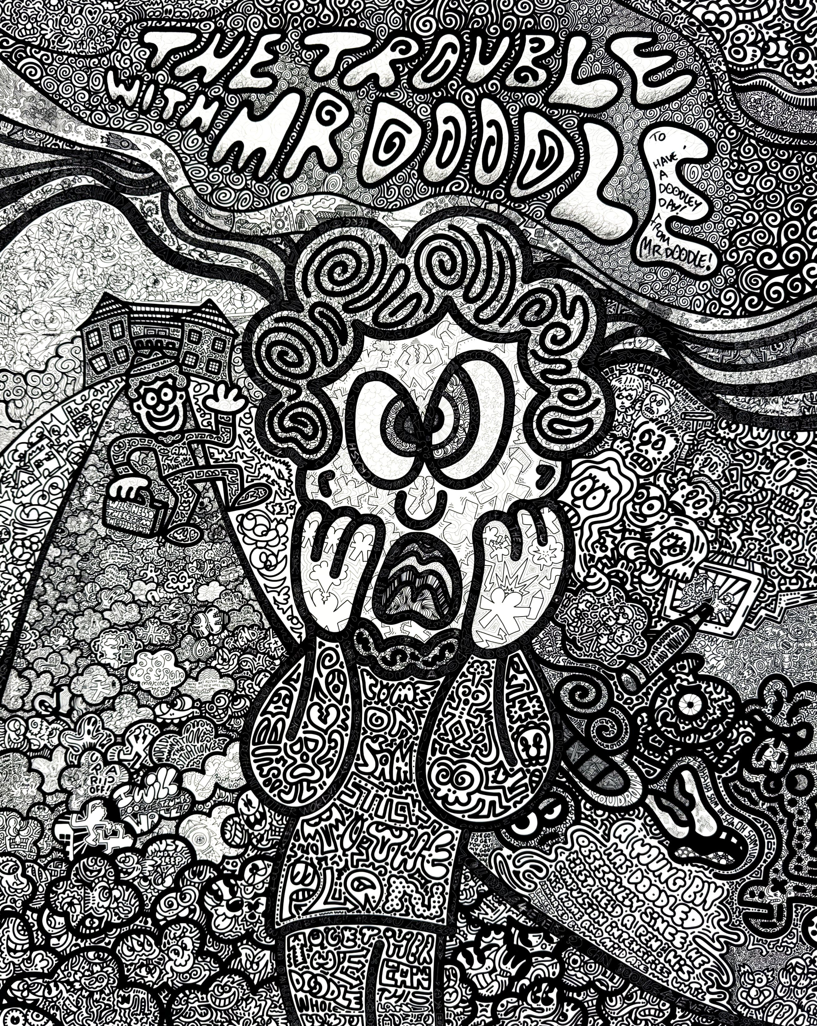 The Trouble With Mr Doodle (Hand-signed) – Post Modern Vandal