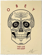 Load image into Gallery viewer, They Live We Sleep (Cream) Print Shepard Fairey
