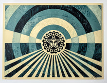 Load image into Gallery viewer, Tunnel Vision (Version 2) Alternate Blue Print Shepard Fairey
