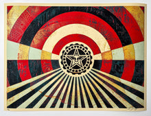 Load image into Gallery viewer, Tunnel Vision (Version 2) Alternate Gold Print Shepard Fairey
