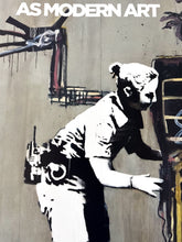 Load image into Gallery viewer, Vandalism as Modern Art - Boy and Dog in a Stop and Search Print Banksy
