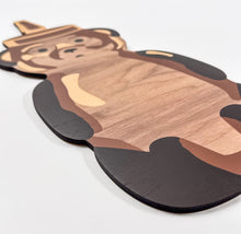 Load image into Gallery viewer, Walnut Bear (Hand-Painted Multiple) Print - Hand Embellished Fnnch
