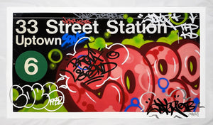 33rd Street Station Print - Hand Embellished Cope2