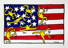Load image into Gallery viewer, American Flag (1988 New York City Ballet) Print Keith Haring
