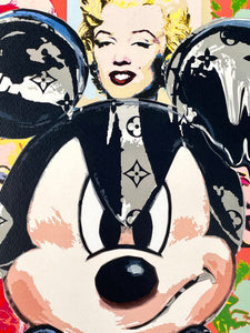 Angry Mickey Warhol Print Death NYC