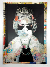 Load image into Gallery viewer, Aviator Queen Elizabeth Print Mr. Brainwash
