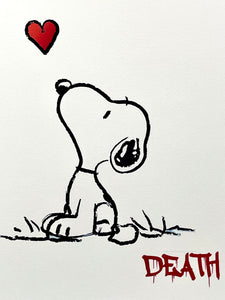 Banksy Rat vs Snoopy Print Death NYC