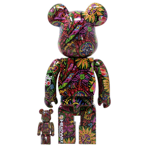 BEARBRICK Japan Hide 'Psychedelic Paisley' (400% + 100%) – Post