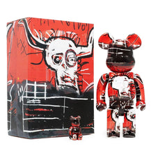 Load image into Gallery viewer, BEARBRICK Jean Michel Basquiat #5 (100% &amp; 400%) Vinyl Figure Be@rbrick
