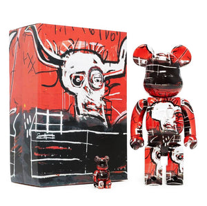 BEARBRICK Jean Michel Basquiat #5 (100% & 400%) Vinyl Figure Be@rbrick