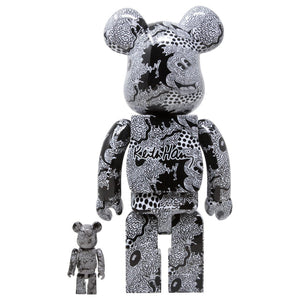 BEARBRICK Keith Haring 'Mickey Mouse' (400% + 100%) Vinyl Figure Be@rbrick
