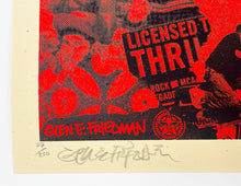 Load image into Gallery viewer, Beastie Boys: Stand Together (Red &amp; Gold) Print Shepard Fairey
