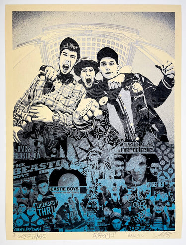Beastie Boys: Stand Together Set (Blue & Red Diptych) – Post