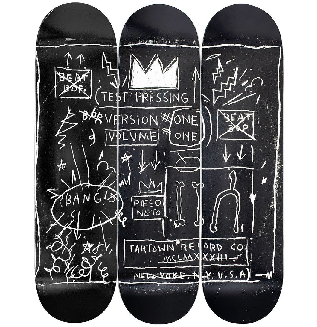 Beat Pop Triptych (Set of 3) Skateboard Decks Skate Deck Jean-Michel Basquiat
