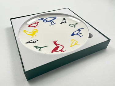 絵画 Julian Opie Birds Ceramic Plate 2021 Birds Ceramic Plate – Post Modern Vandal