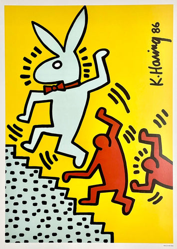 Bunny on the Move (Playboy Collection) Print Keith Haring