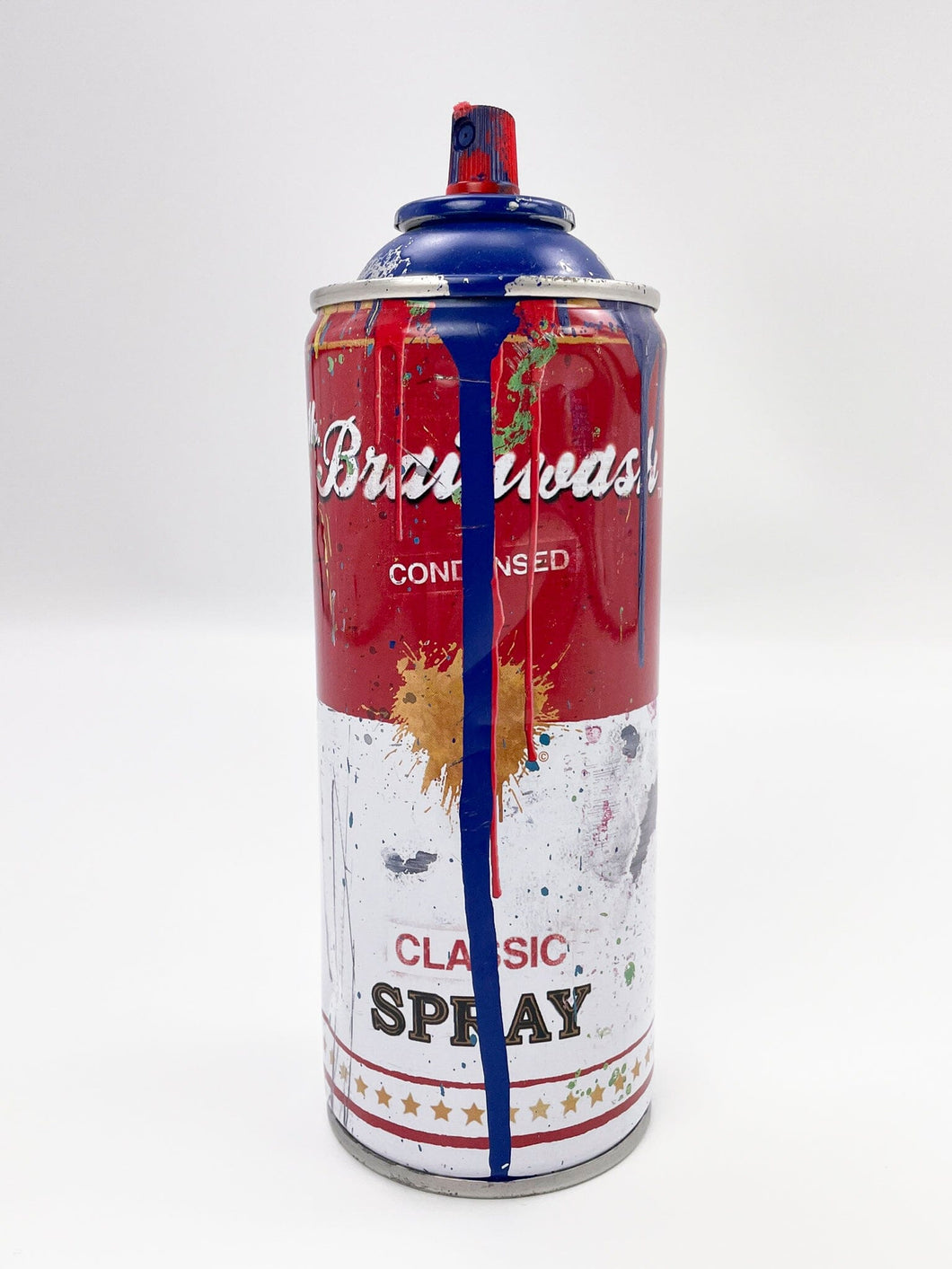 Campbells Hand-Finished Spray Can (Blue) Spray Paint Can Mr. Brainwash