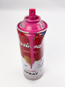Campbells Hand-Finished Spray Can (Pink) Spray Paint Can Mr. Brainwash