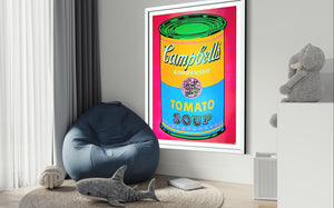 Campbell's Tomato Soup (Neon - XXL) Print Andy Warhol