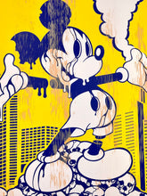 Load image into Gallery viewer, Corporations Kill - Mickey Mouse Print - Hand Embellished Dillon Boy
