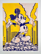 Load image into Gallery viewer, Corporations Kill - Mickey Mouse Print - Hand Embellished Dillon Boy
